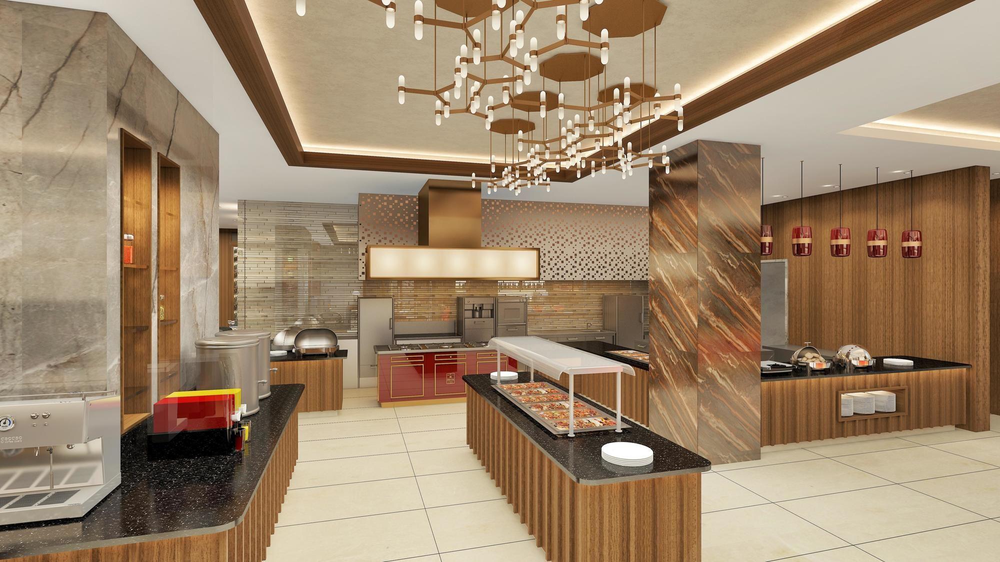 Hotel Doubletree By Hilton Skopje Extérieur photo The interior of the restaurant